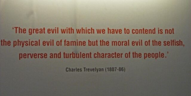 Spruch zum Thema Hungersnot von Charles Trevelayn