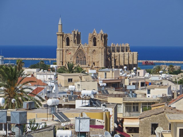 Ruinde einer Moschee in Famagusta, Nordzypern