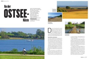 Artikel über Fahrradtour auf Ostseeradweg