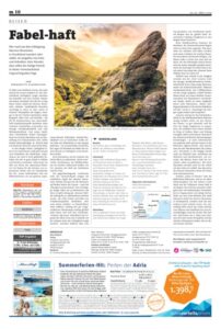 Artikel über die Mourne Mountais Nordirland